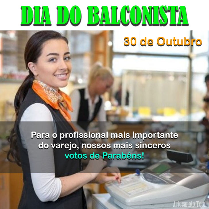 Mensagem Dia do Balconista – Frases e imagens para homenagear