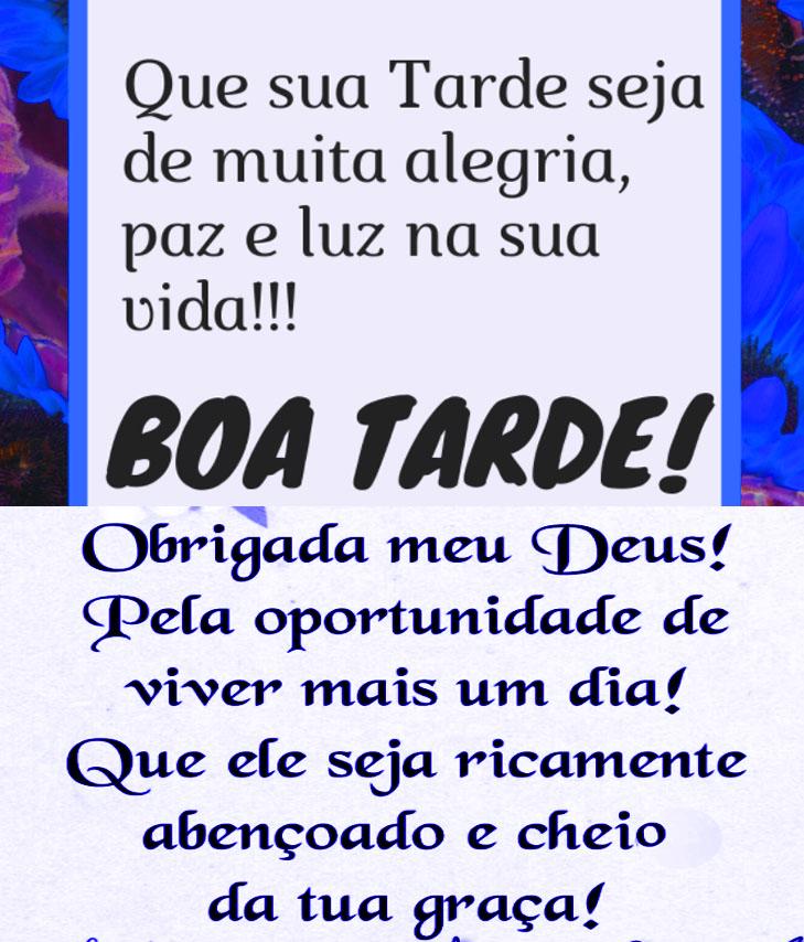 Mensagem de boa tarde amor, para amiga, frases carinhosa e evangélica