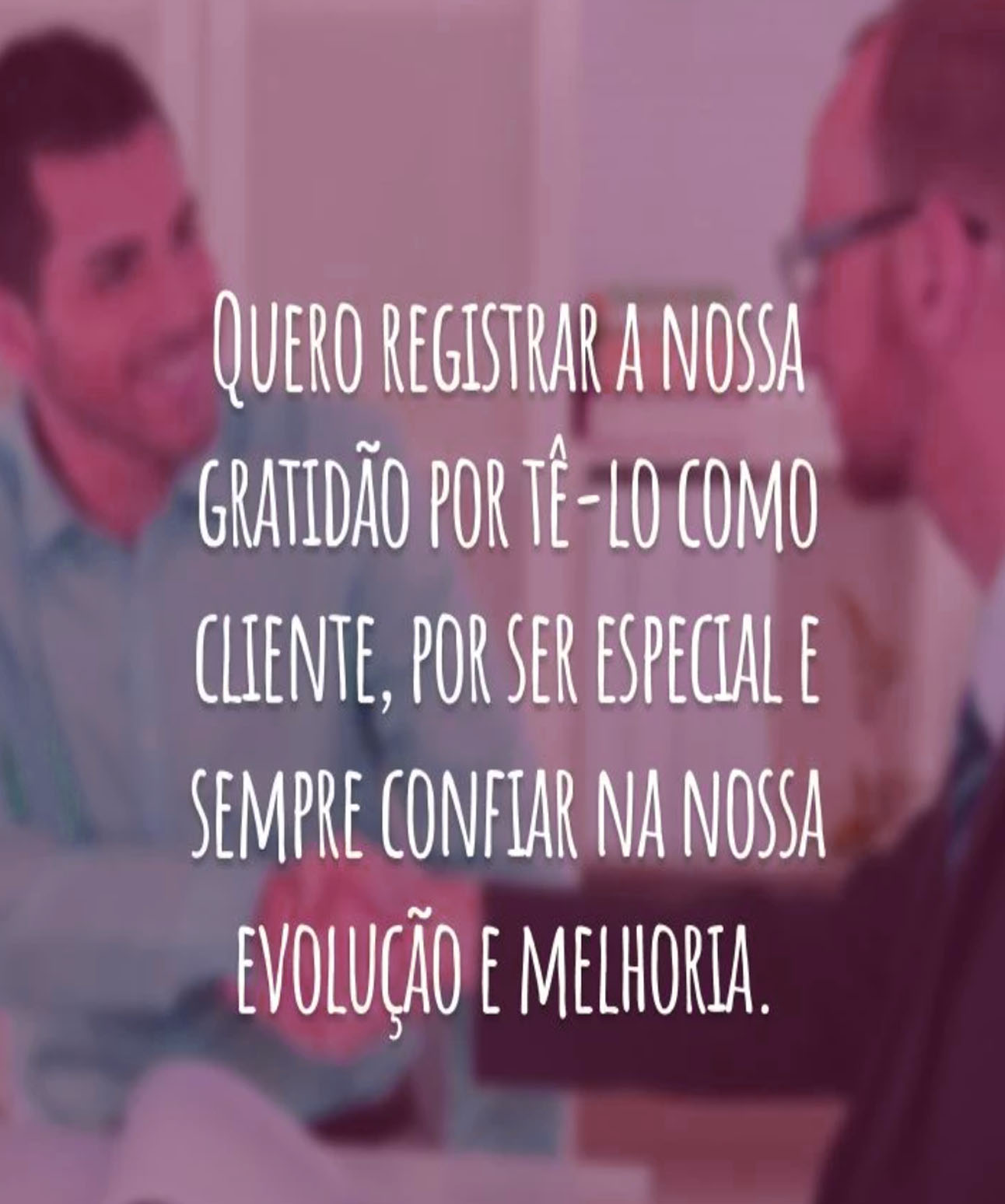 Frases de agradecimento ao cliente