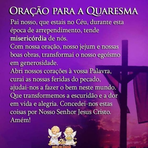 Frases sobre a Quaresma com mensagens lindas e oração para refletir